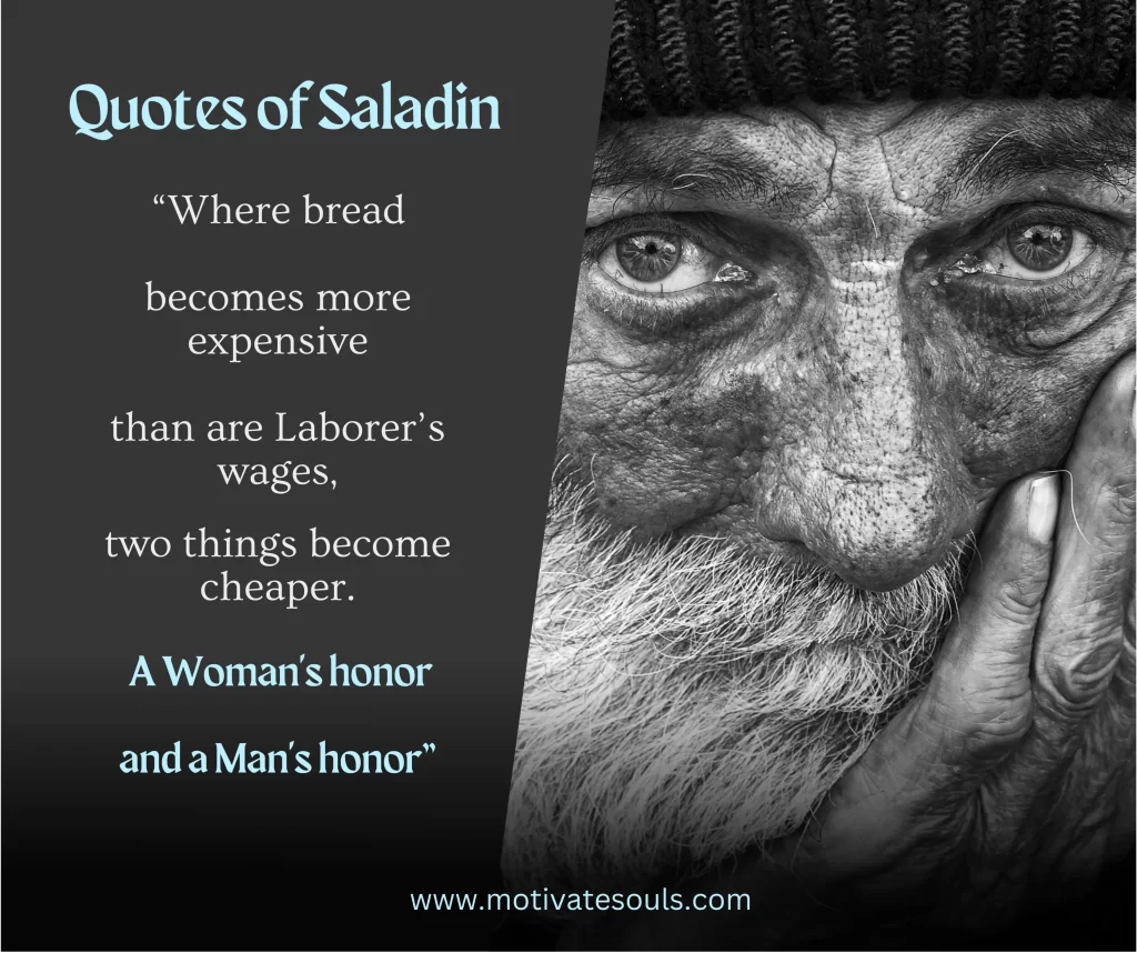 Famous Quotes of Saladin