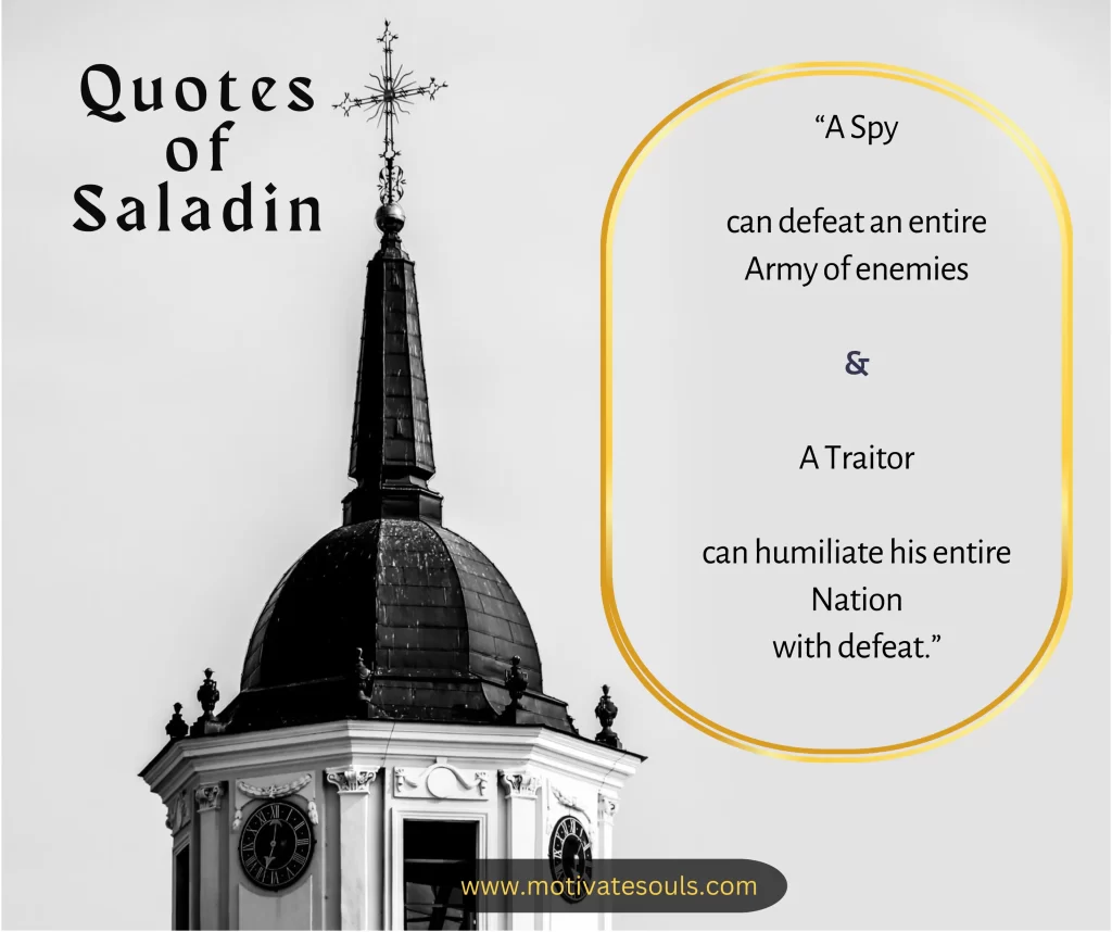 Famous Quotes of Saladin