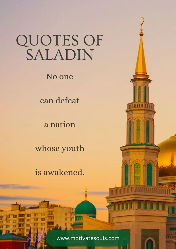 Saladin's Quotes