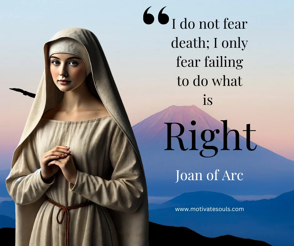 Best Timeless Quotes of Joan of Arc